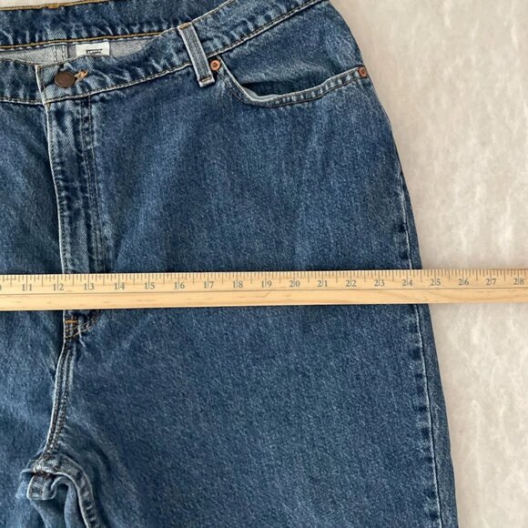 Vintage Levi's 522 Womens Blue Tapered Fit Tapered Leg Denim Jeans Plus 22 Short - Picture 7 of 10